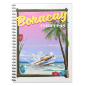 Boracay Filipijnen strand reisposter Notitieboek (Voorkant)