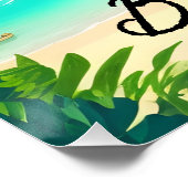 Boracay Filipijnen Strand Reisposter Perfect Poster (Hoek)