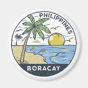 Boracay Filipijnen, Vintage Magneet
