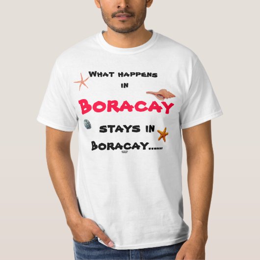 Boracay, Filippijns shirt... Pinoy T-shirt (Voorkant)