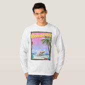 Boracay Filippijnse strandreisposter T-shirt (Voorkant volledig)