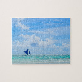 Boracay Island Paraw Varen in Filipijnen Legpuzzel