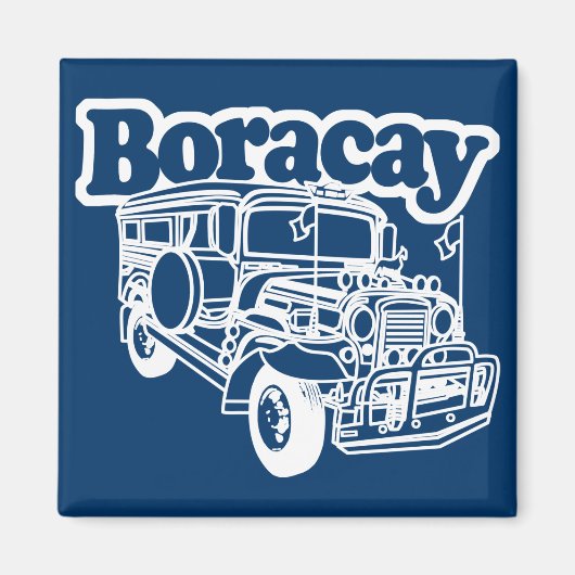 Boracay Jeepney Magneet (Voorkant)