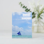Boracay Paraw Sailing Briefkaart (Staand voorkant)