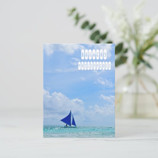 Boracay Paraw Sailing Briefkaart (Staand voorkant)