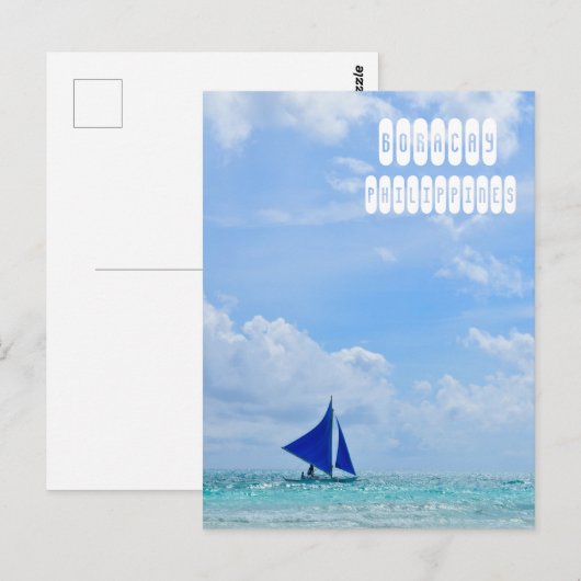 Boracay Paraw Sailing Briefkaart (Voorkant / Achterkant)