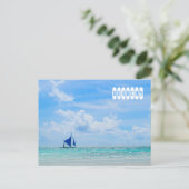 Boracay Paraw Sailing Briefkaart (Staand voorkant)