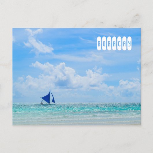 Boracay Paraw Sailing Briefkaart (Voorkant)