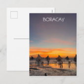 Boracay Postard Sunset Feestdagenkaart (Voorkant / Achterkant)