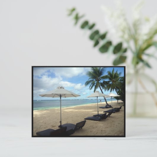 boracay sun lounges briefkaart (Staand voorkant)