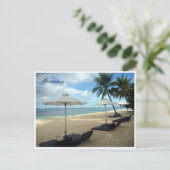 boracay sun lounges briefkaart (Staand voorkant)