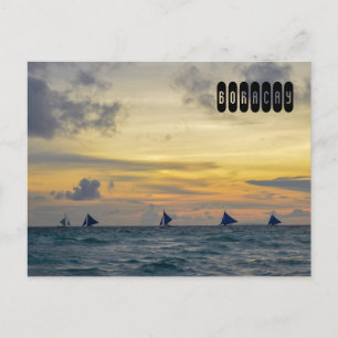 Boracay Sunset Briefkaart