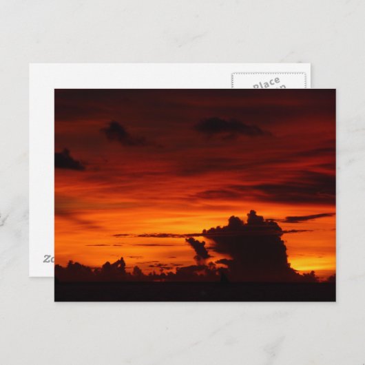 Boracay Sunset Briefkaart (Voorkant / Achterkant)