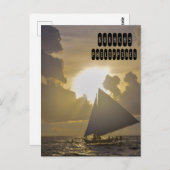 Boracay Sunset Briefkaart (Voorkant / Achterkant)