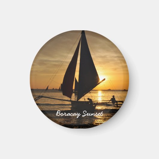 Boracay Sunset Magnet (Voorkant)