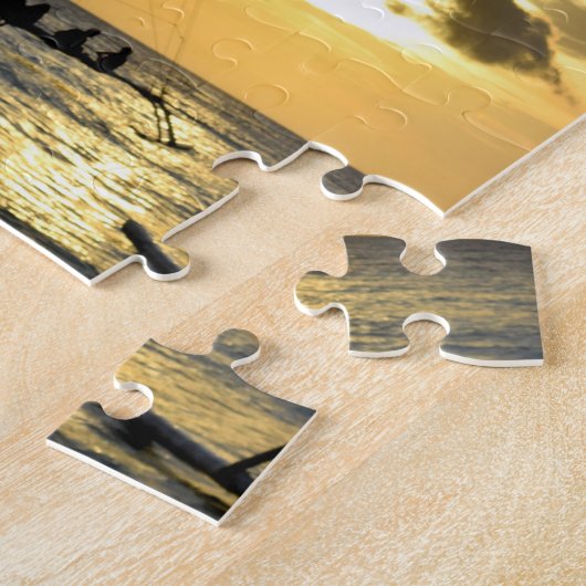 Boracay Sunset op de Filipijnen Legpuzzel (Zijkant)