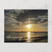 boracay surf sunset briefkaart (Voorkant)