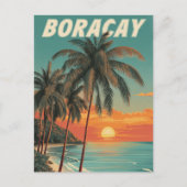 Boracay vintage briefkaart (Voorkant)