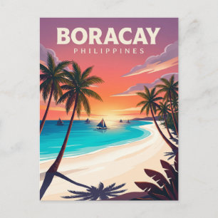 Boracay White Beach Filipijnen Briefkaart