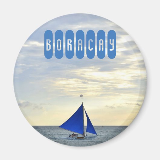 Boracay White Beach op de Filipijnen Magneet (Voorkant)