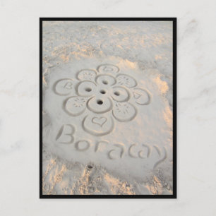 boracay zand bloem briefkaart