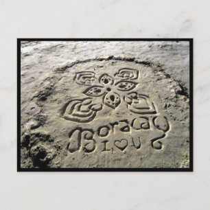 Boracay-zanden Briefkaart