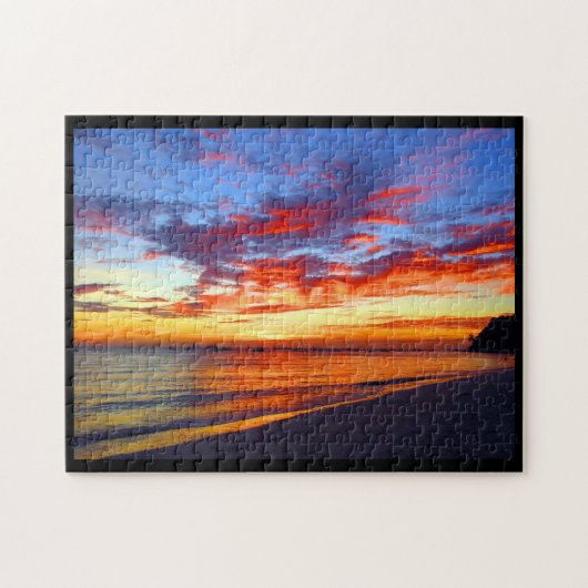 Boracay zonsondergang legpuzzel (Horizontaal)