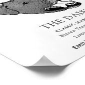 Borador Hond Trouwhandtekening Drink Teken Poster (Hoek)