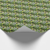 BORAGE Blue Pink Green — ECHO PRINT Cadeaupapier (Hoek)