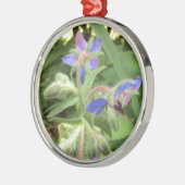 BORAGE Blue Pink Green — Metalen Ornament (Links)
