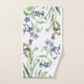  Borage Wilde bloemen Wadendoekset Bad Handdoek (Handdoek)
