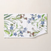  Borage Wilde bloemen Wadendoekset Bad Handdoek (Handdoek)