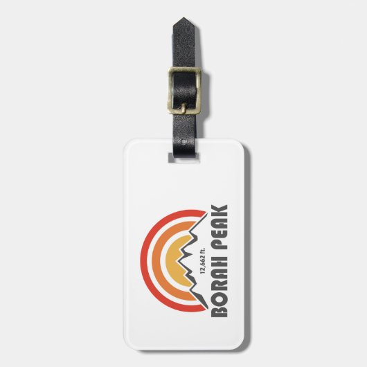 Borah Peak Bagagelabel (Voorkant verticaal)