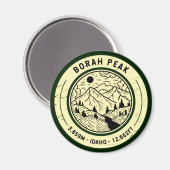 Borah Peak Idaho Hiking Skiing Travel Magneet (Voorkant / Achterkant)