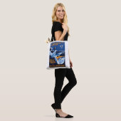 Borah Peak Idaho Solar Eclipse Canvas tas (Op model)