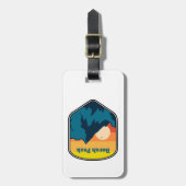 Borah Peak Idaho Sunrise Bagagelabel (Voorkant verticaal)