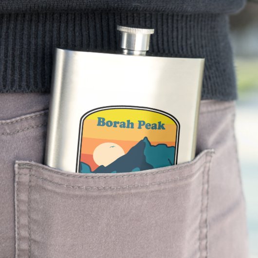 Borah Peak Idaho Sunrise Flacon (Voorbeeld)