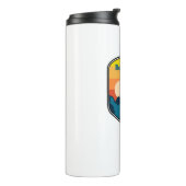 Borah Peak Idaho Sunrise Thermosbeker (Gedraaid links)