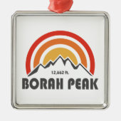 Borah Peak Metalen Ornament (Voorkant)