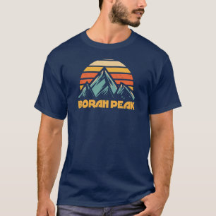 Borah Peak Retro Turquoise T-shirt