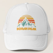Borah Peak Retro Turquoise Trucker Pet (Voorkant)