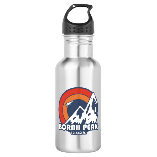 Borah Peak Sun Eagle Waterfles (Voorkant)
