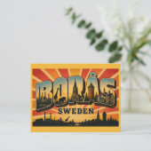 Borås Zweden Textiel & Dierentuin Briefkaart (Staand voorkant)