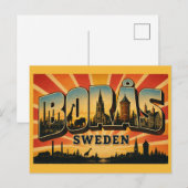 Borås Zweden Textiel & Dierentuin Briefkaart (Voorkant / Achterkant)