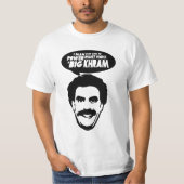 Borat Draag Masker T-shirt (Voorkant)