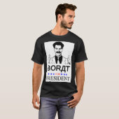 Borat for President Classic T-Shirt (Voorkant volledig)