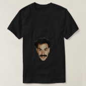 Borat - Head Sticker T-shirt (Design voorkant)