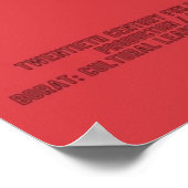 Borat Japanse stijl Poster (Hoek)