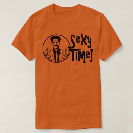 Borat Sexy Tijd T-shirt (Design voorkant)