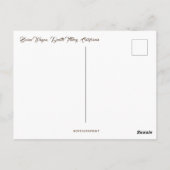 Borax Wagon Death Valley Californië Briefkaart (Achterkant)